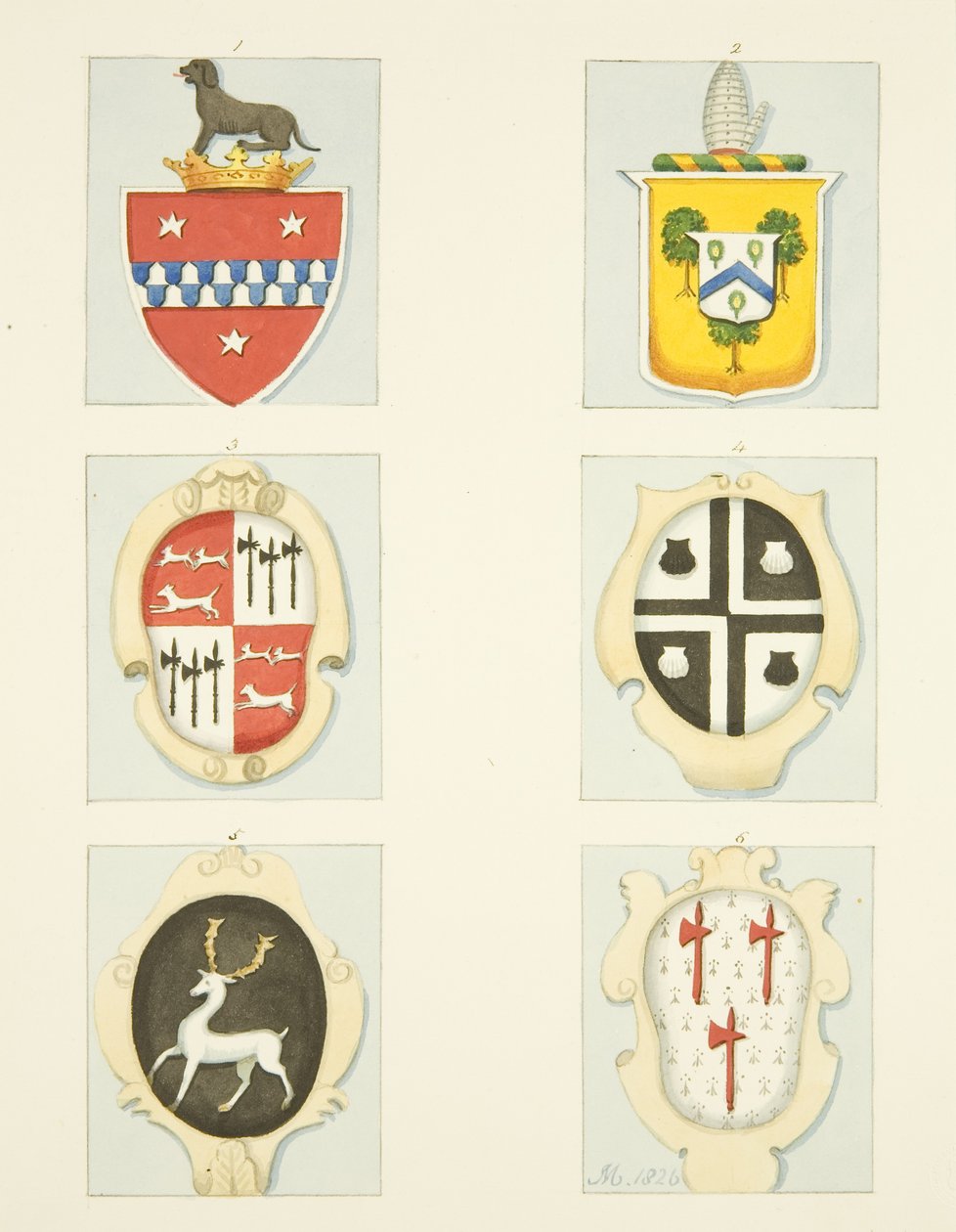 Våbenskjolde i St James