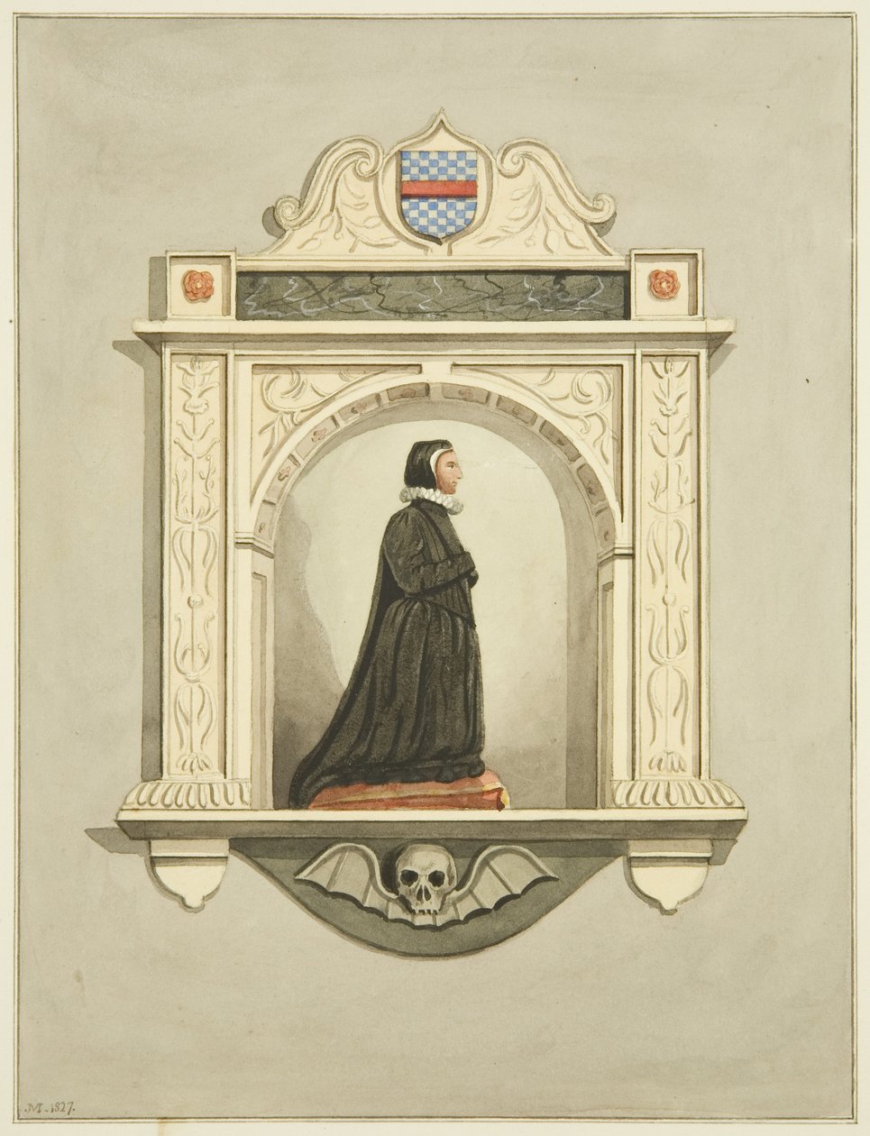 Monument over Mrs. James i St Mark