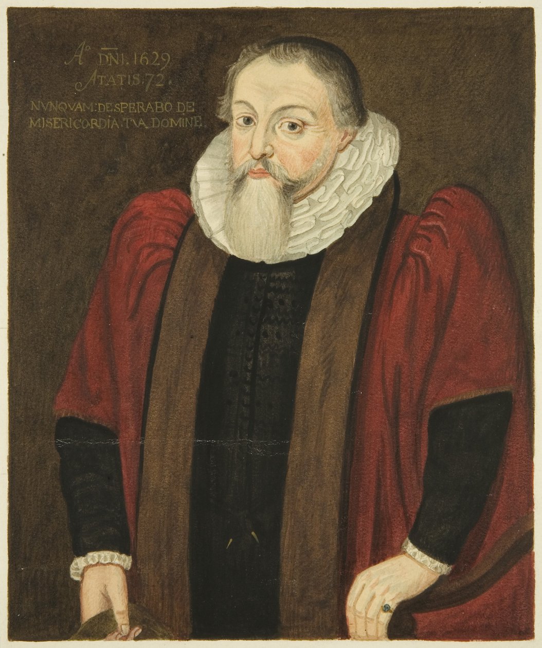 Portræt i Council House of Alderman John Whitson (akvarel på papir) af Joseph Manning