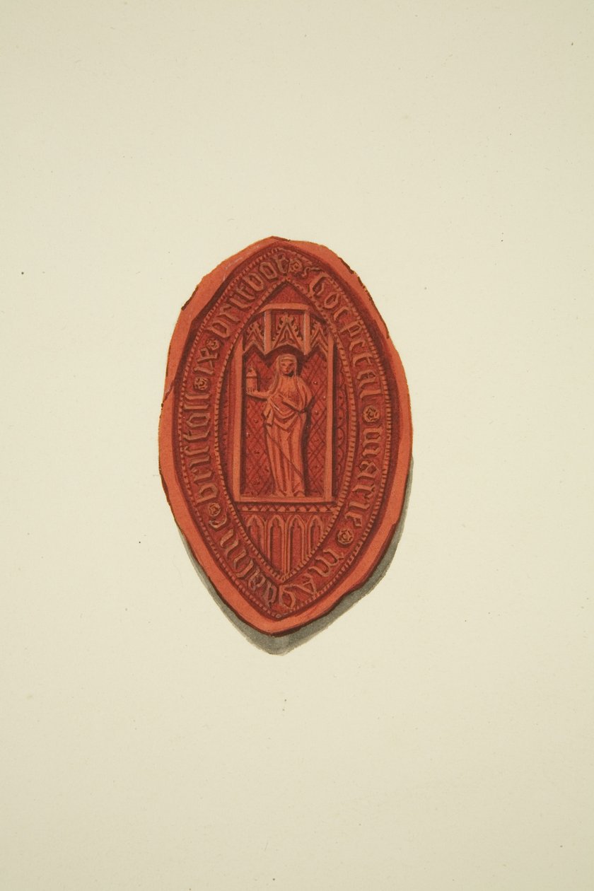 Hospitalets segl Marie Magdaline [Mary Magdalen] Bristoll IX Britbow af Joseph Manning