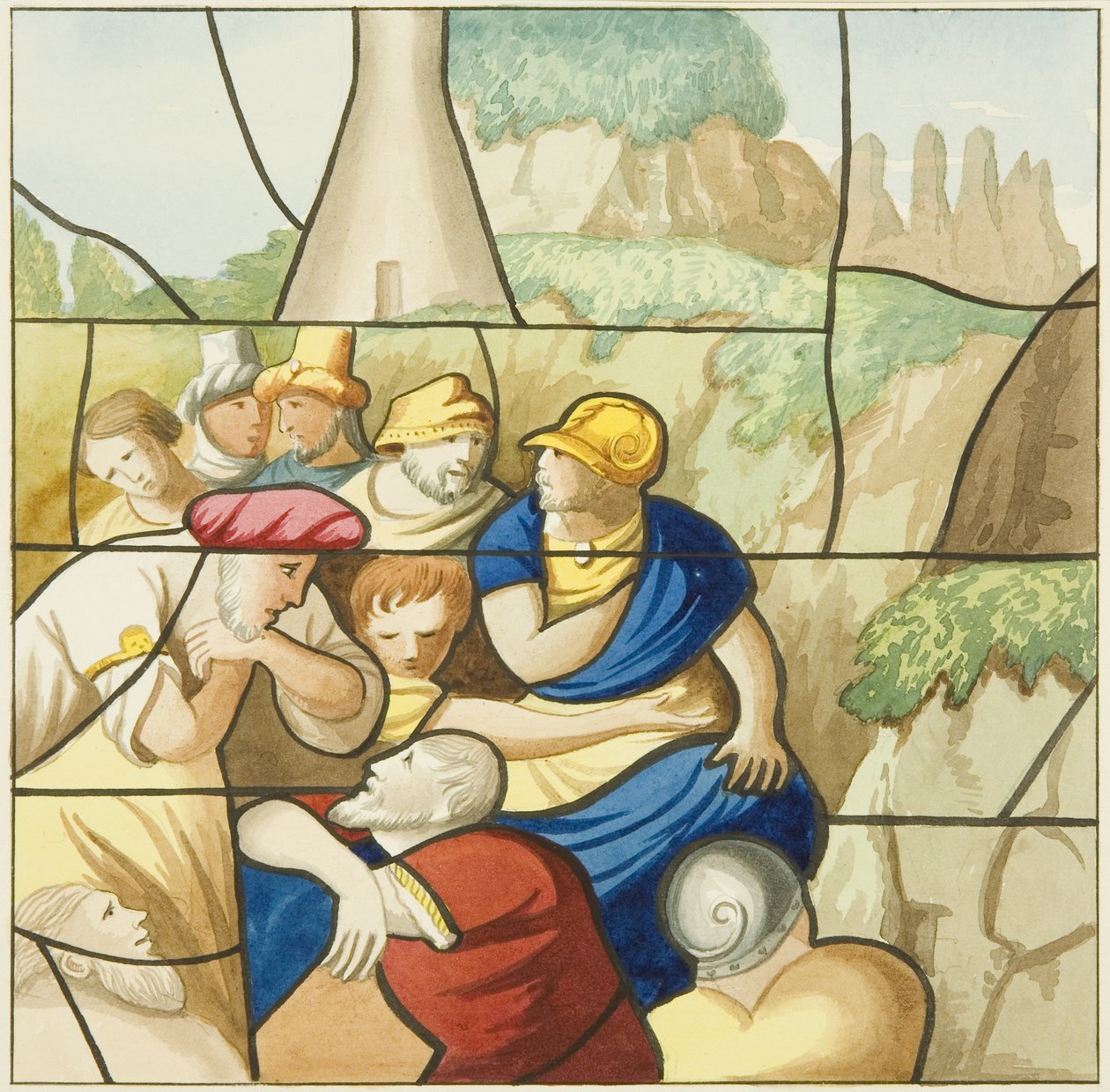 Farvet glas i St Mark