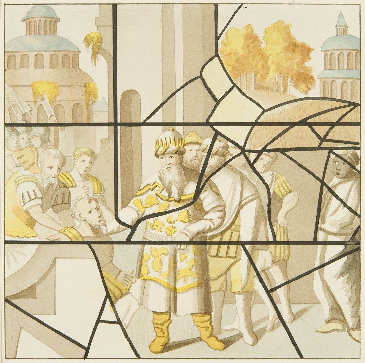 Farvet glas i St Mark