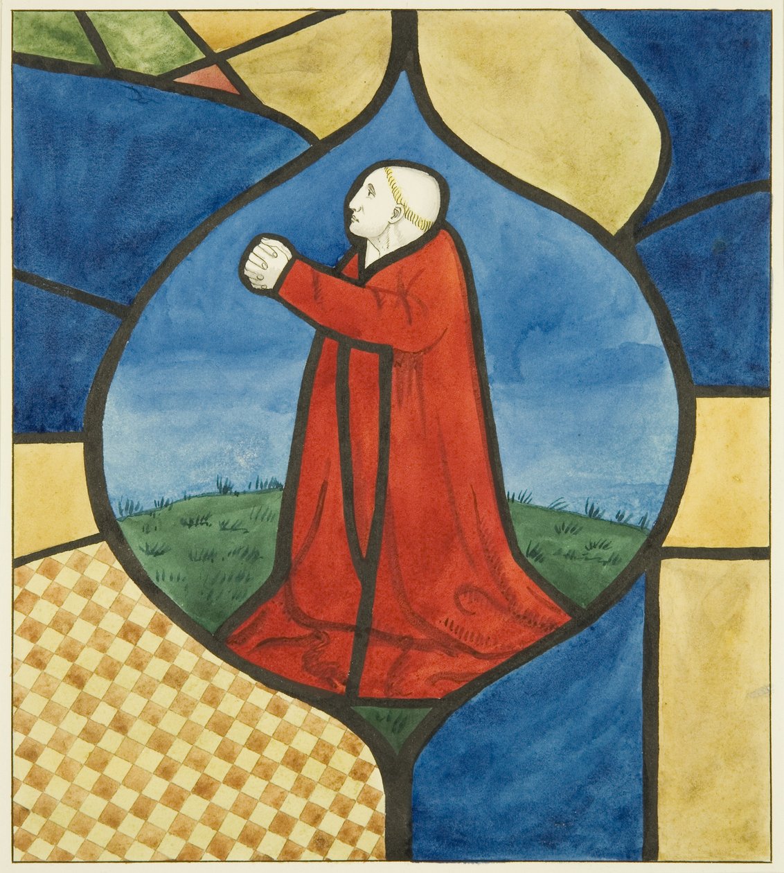 Farvet glas i St Mark