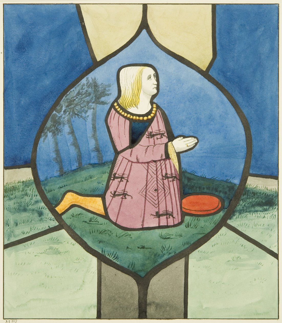 Farvet glas i St Mark
