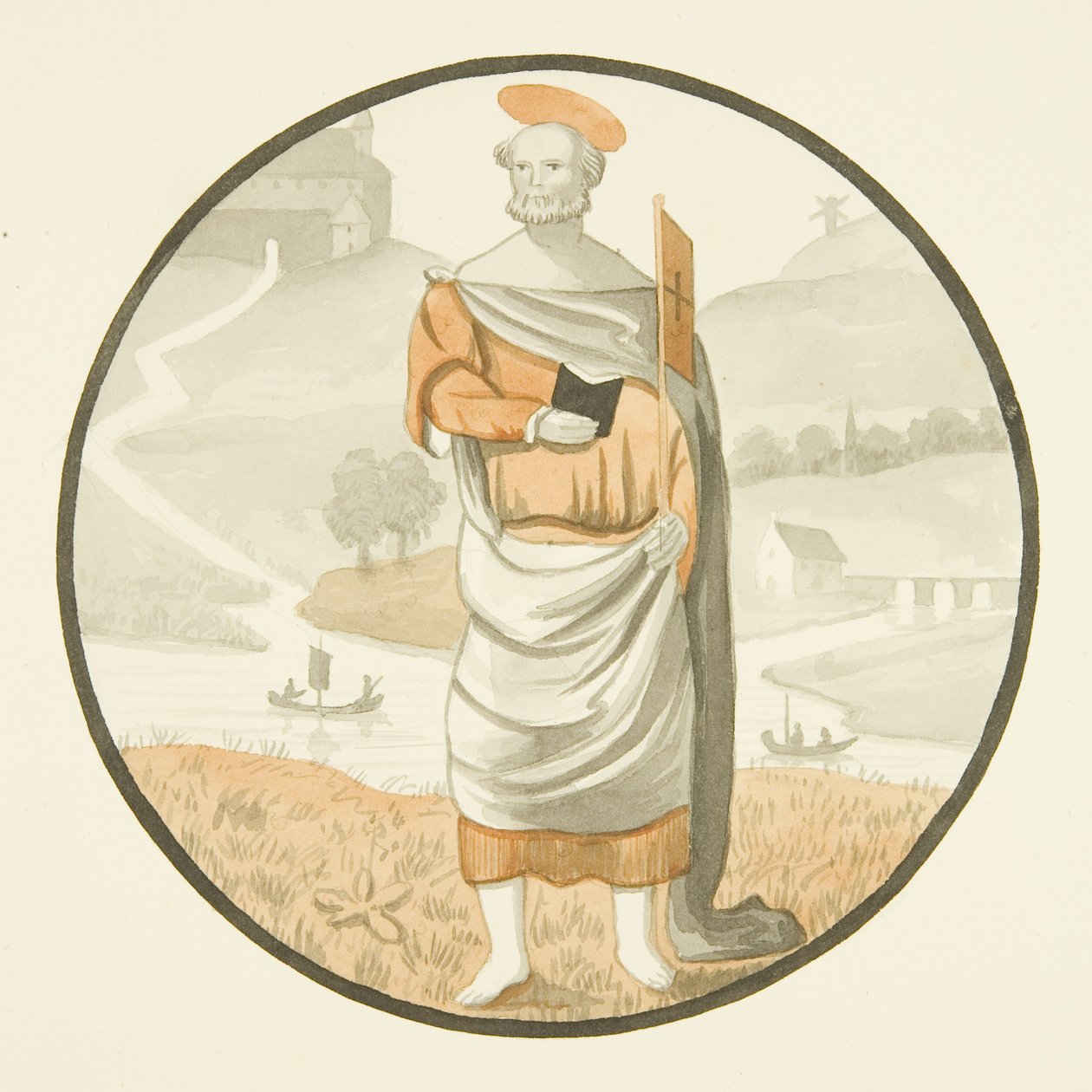 Farvet glas i St Mark