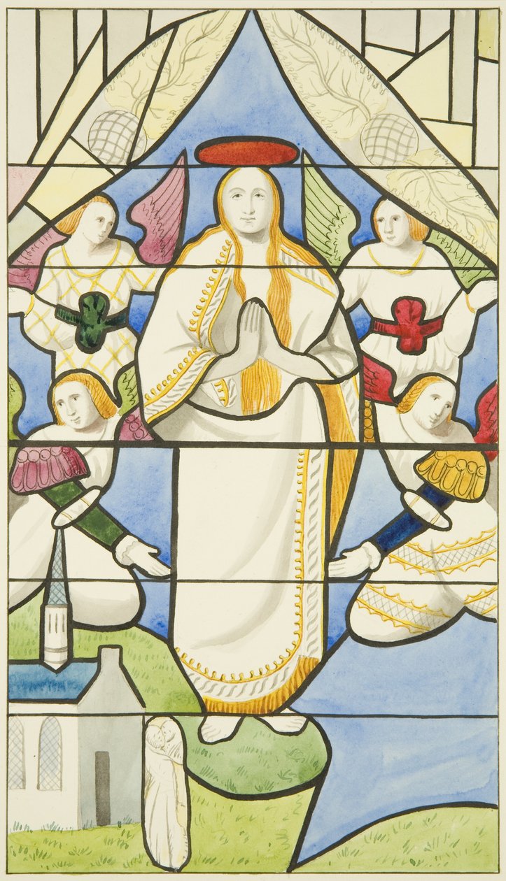 Farvet glas i St Mark