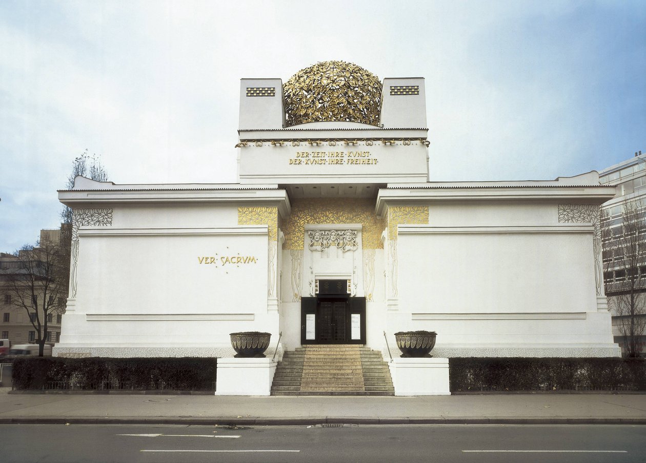 OLBRICH, Joseph Maria (1867-1908). Vienna Secession Building. 1898. ØSTRIG. Wien. Facade. Wien Sezession. Arkitektur. af Joseph Maria Olbrich