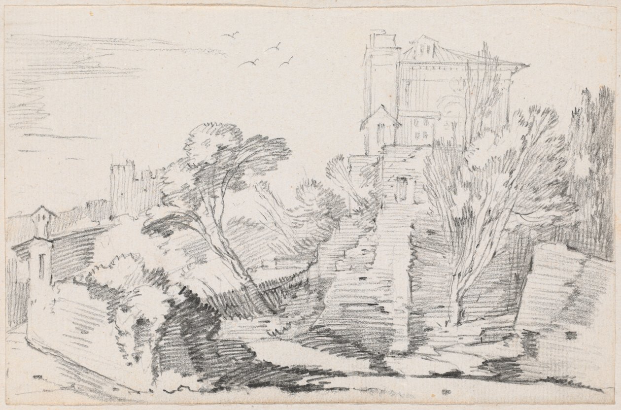 Kasino Farnese på Palatinerhøjen, Rom af Joseph Marie Vien