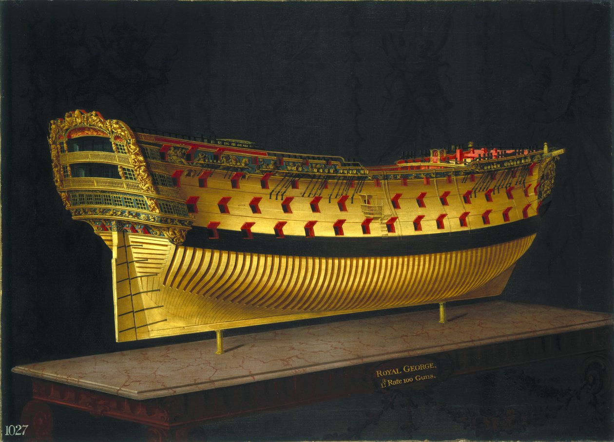HMS Royal George, 1773-75 af Joseph Marshall