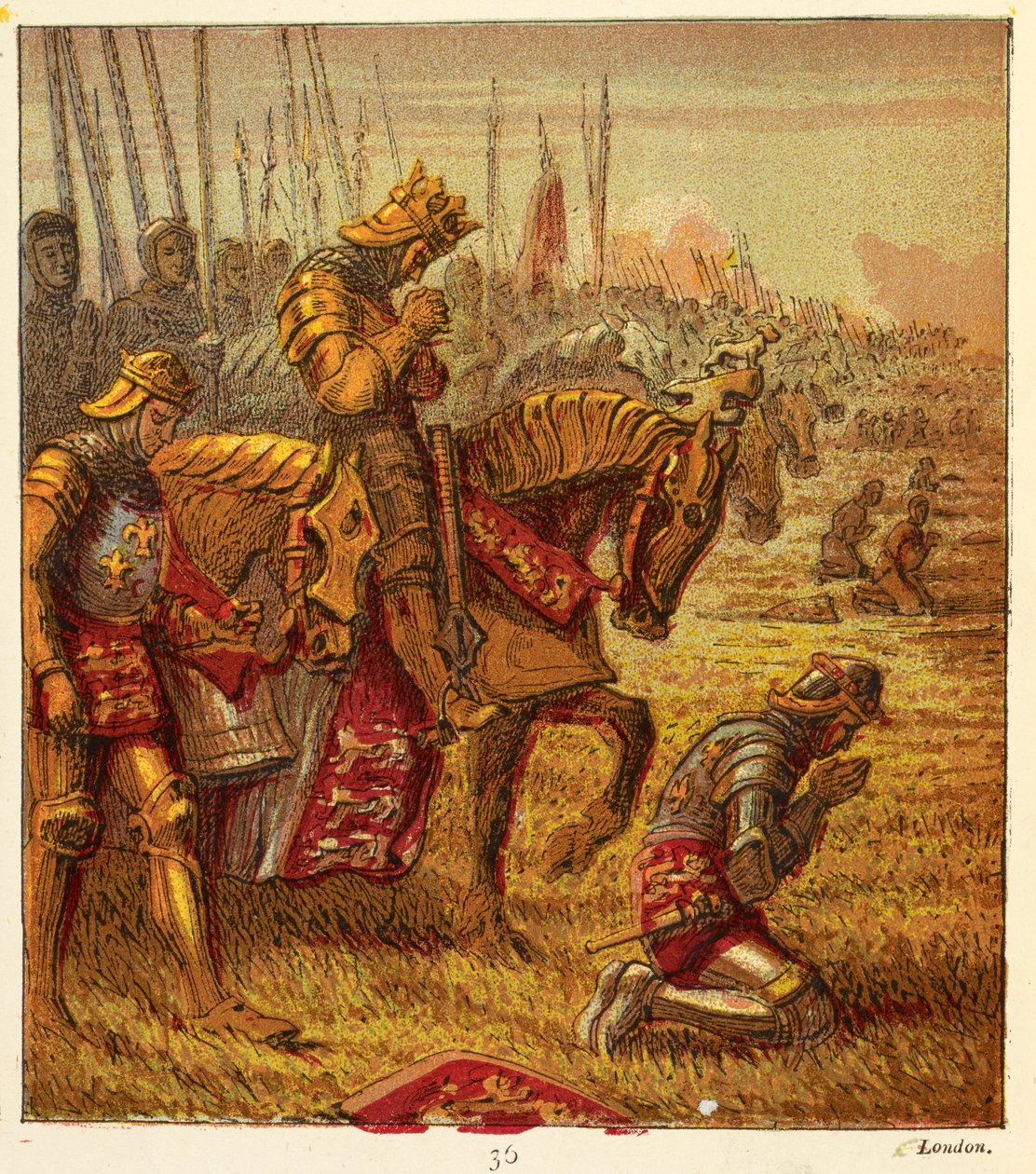 The Wars of the Roses, illustration fra 
