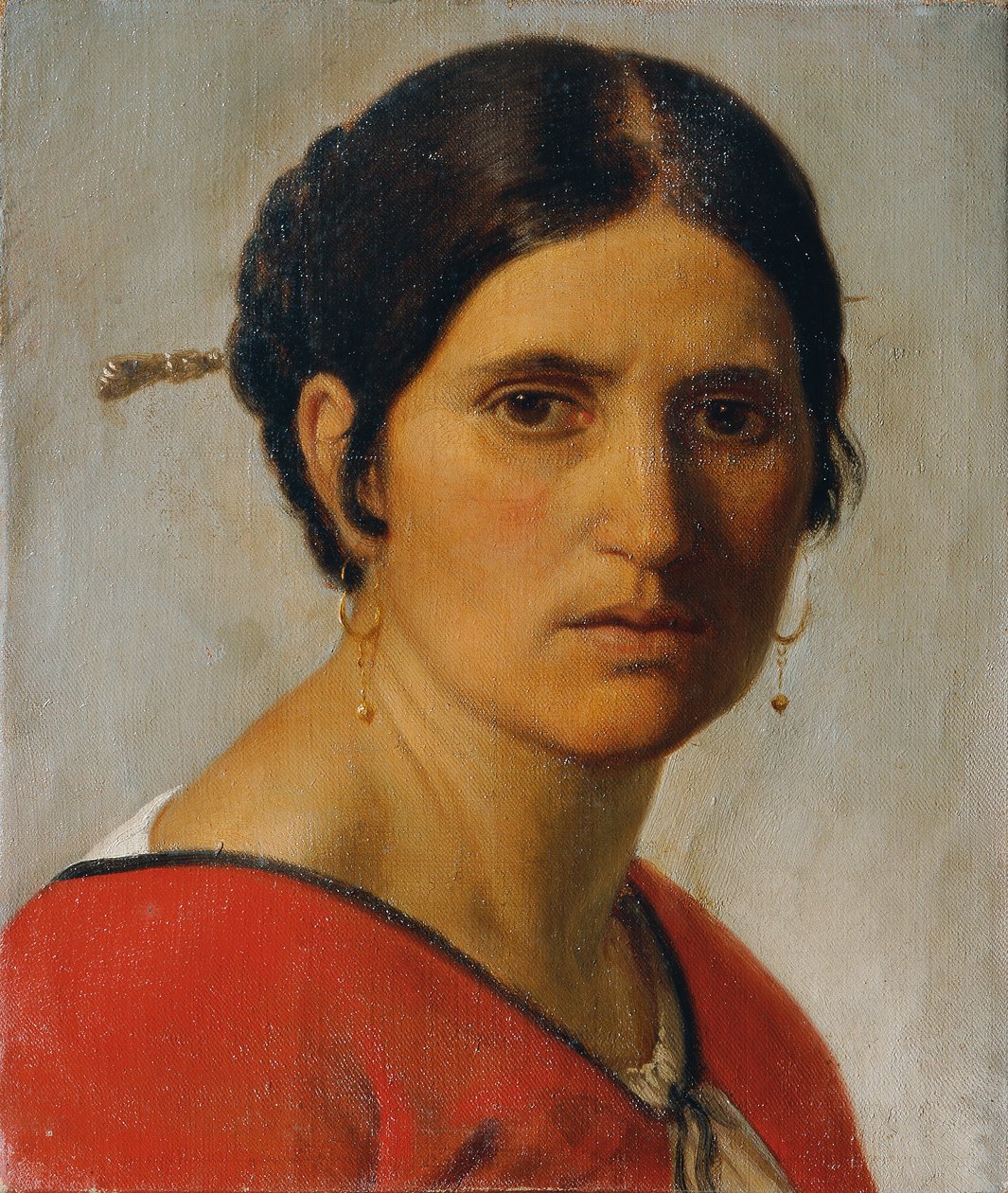 italiensk bondekone af Joseph Mathias von Trenkwald