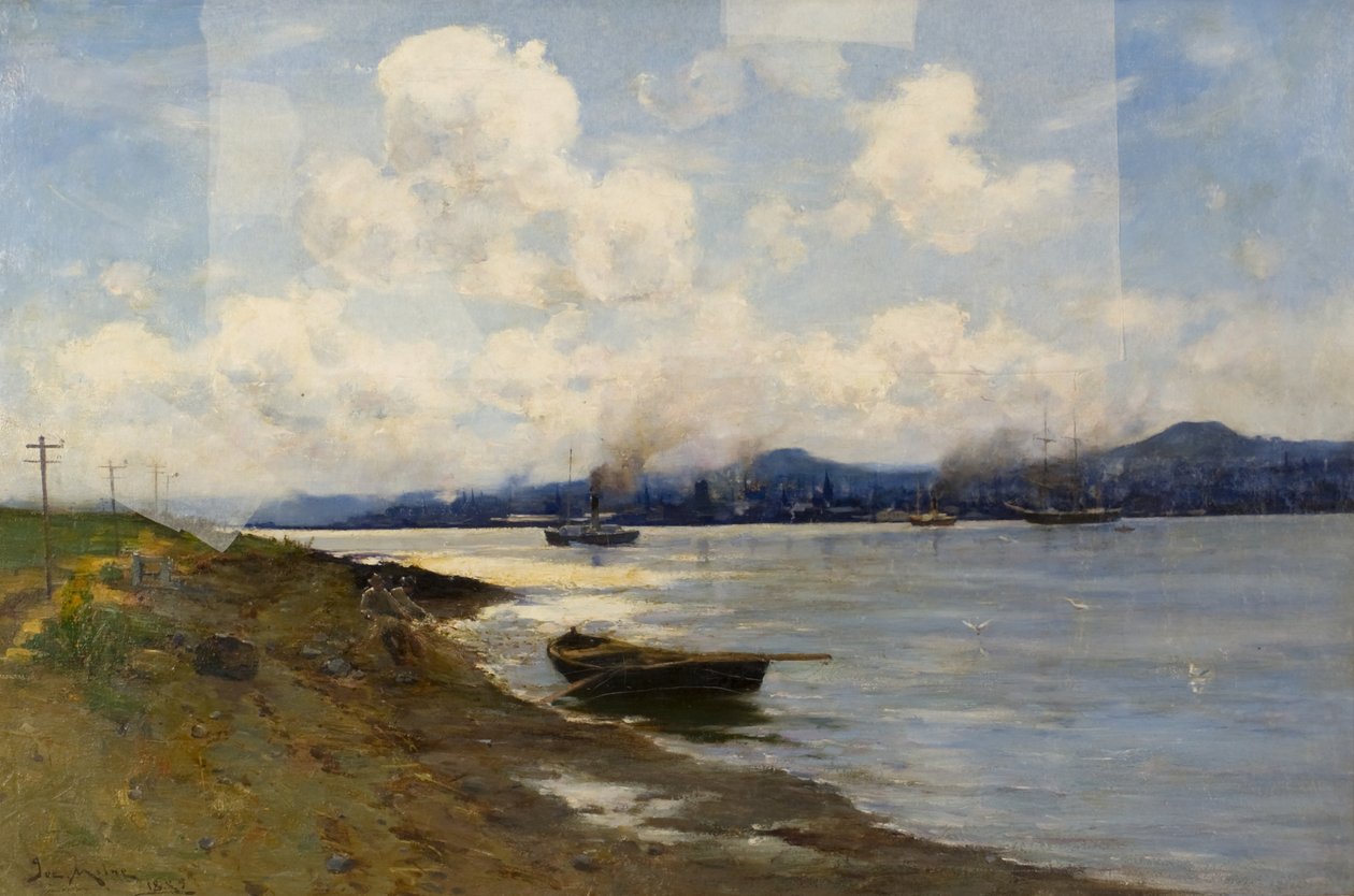 Dundee fra Tayport af Joseph Milne