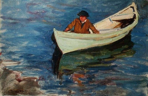 Den lille robåd af Joseph Milner Kite