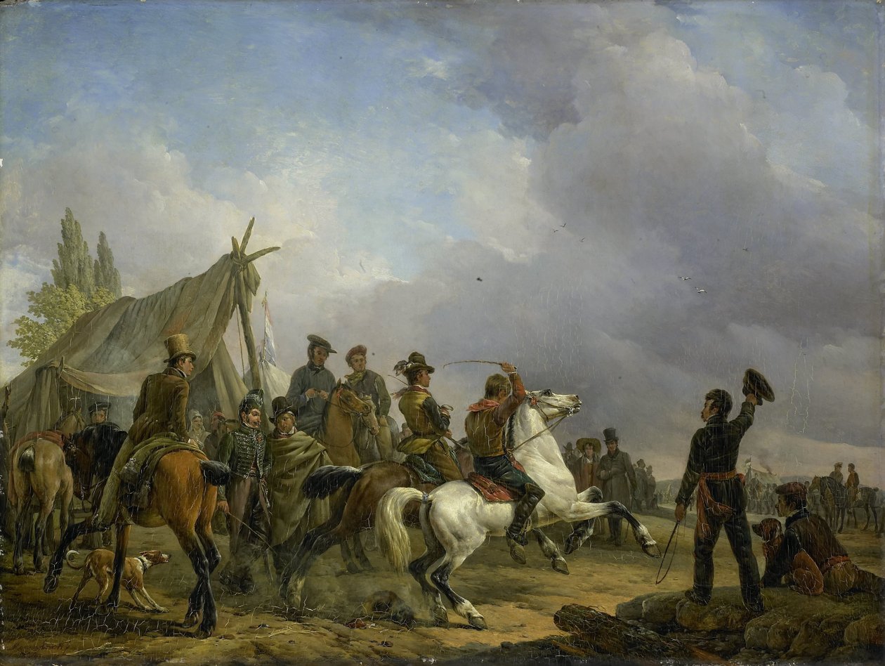 Hestevæddeløbet af Joseph Moerenhout