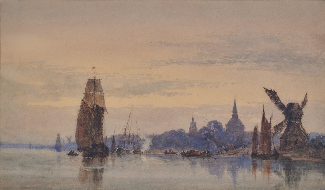 Frederickstad på Ejderen, Danmark af Joseph Murray Ince