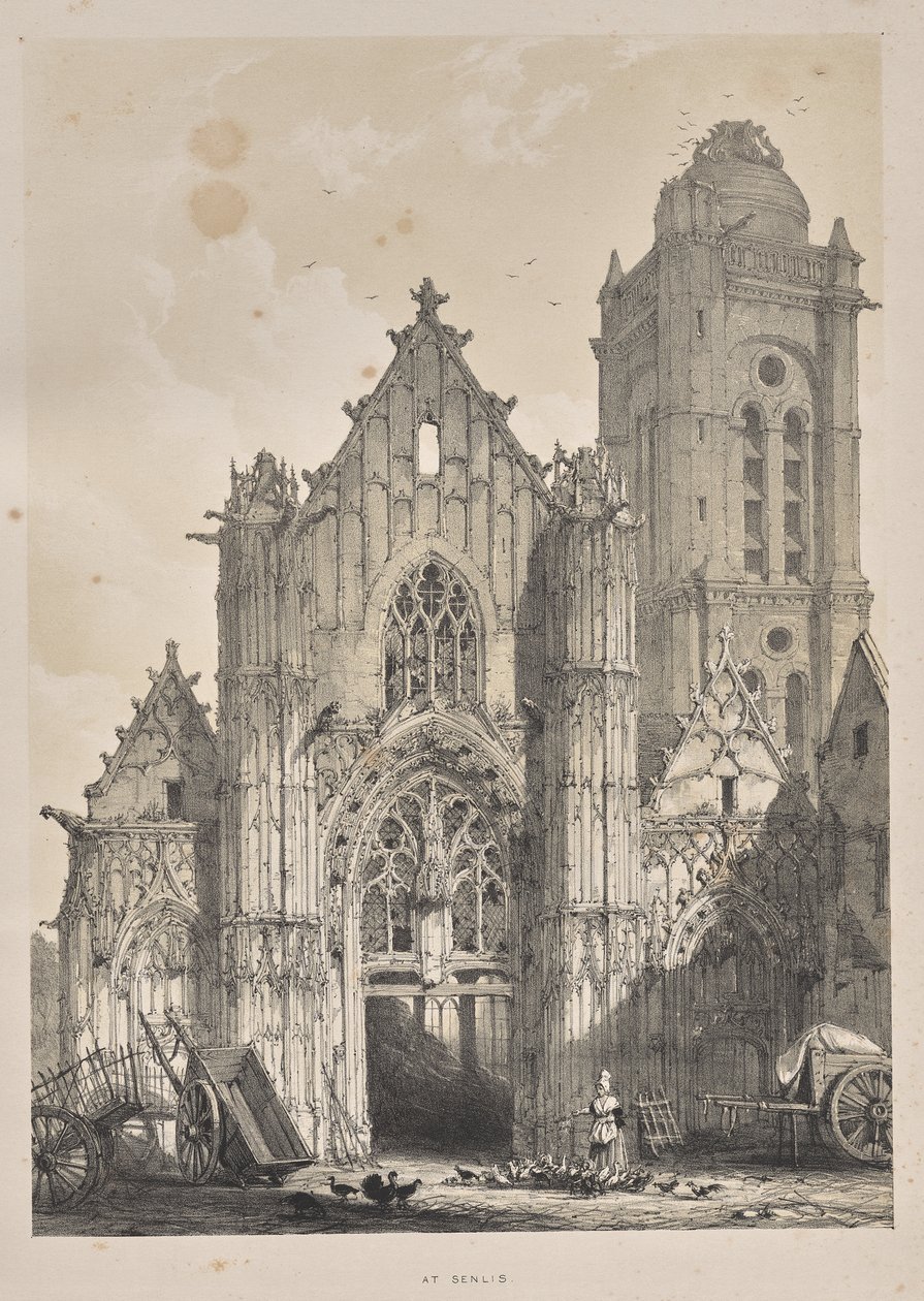 Middelalderens Arkitektur: Hos Senlis af Joseph Nash