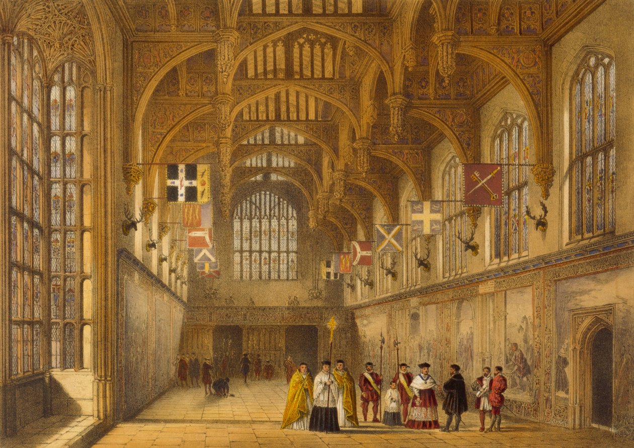 The Hall, Hampton Court, ca. 1600, fra 