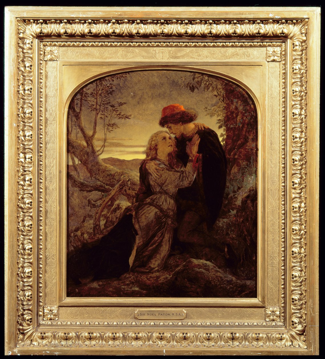 Lovers Tryst af Joseph Noel Paton