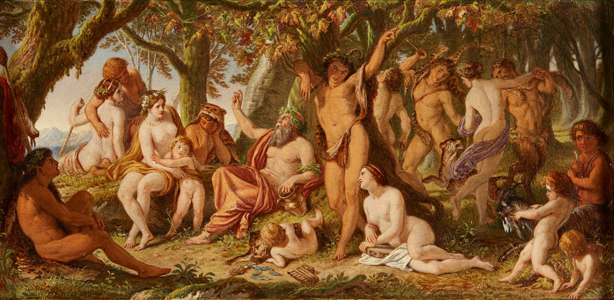 The Song of Silenus (olie på lærred) af Joseph Noel Paton