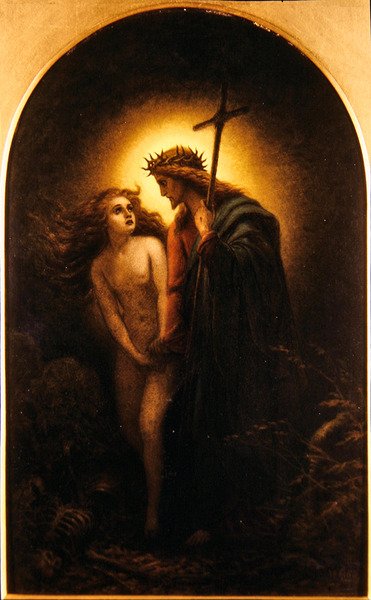 Dødens skygges dal af Joseph Noel Paton