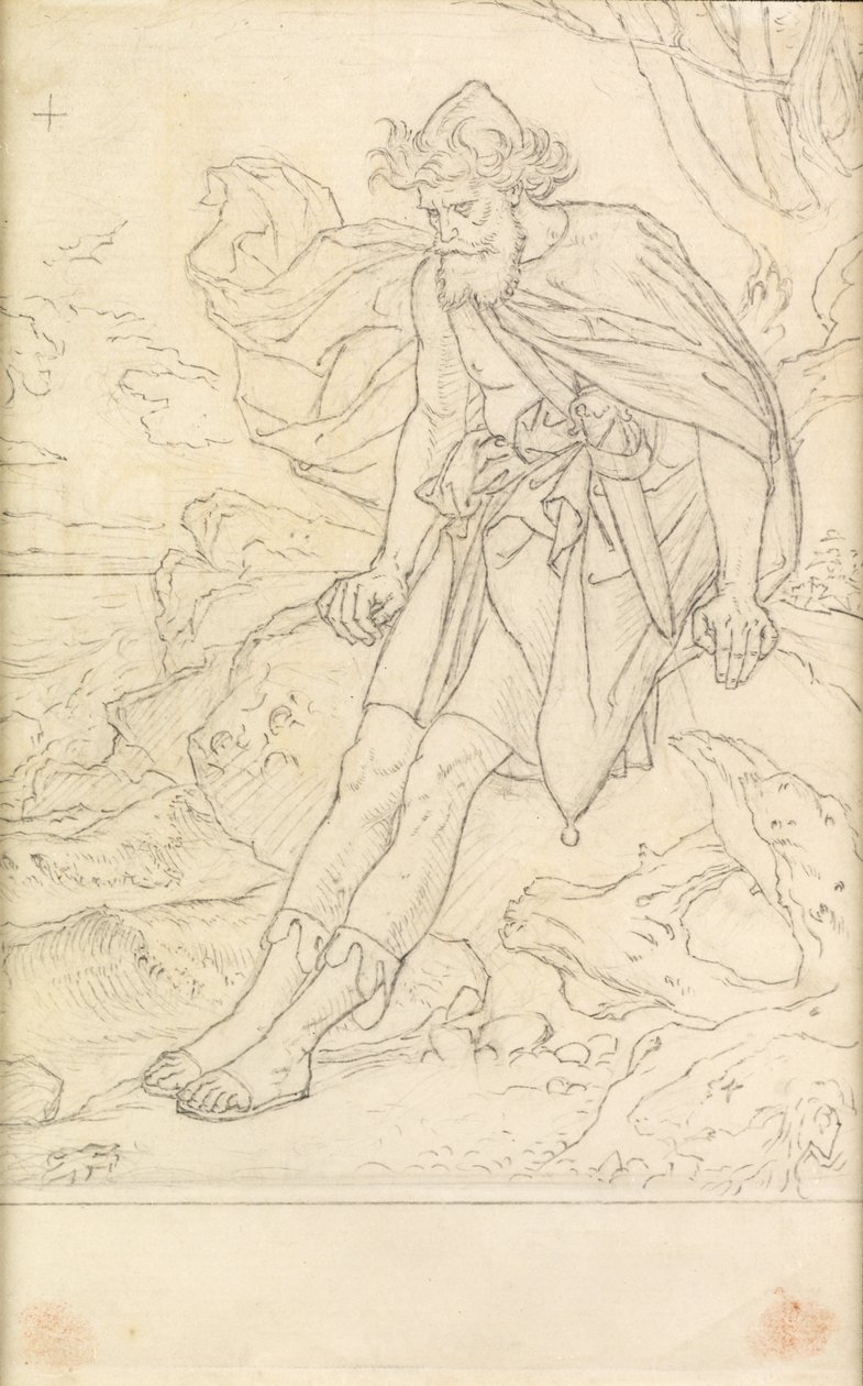 Ulysses på Ogygia af Joseph Noel Paton