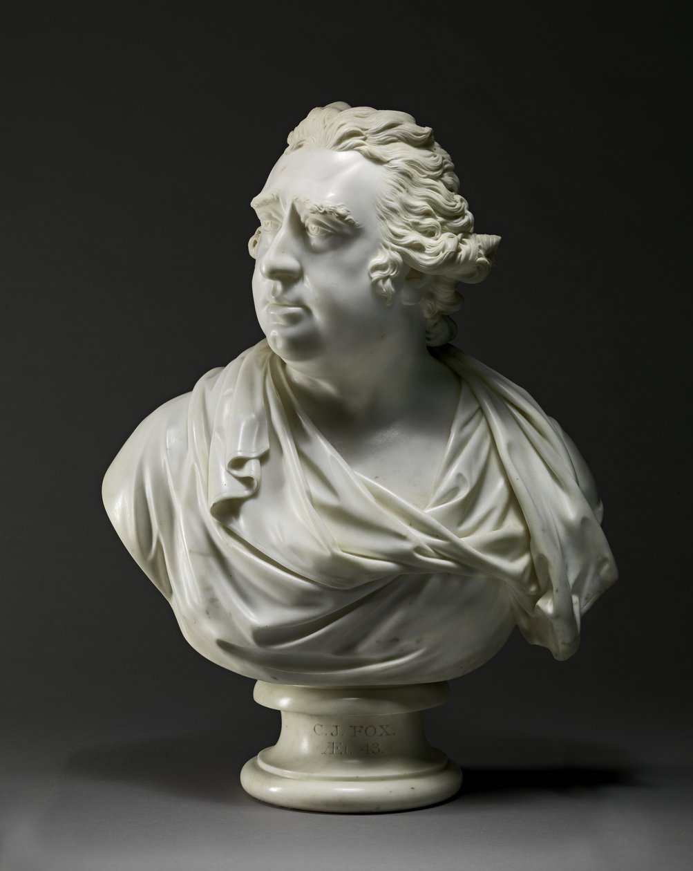 Charles James Fox (1749-1806) 1792 (marmor) af Joseph Nollekens