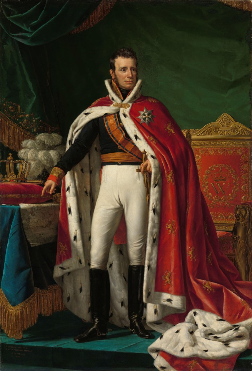 Portræt af William I, konge af Holland af Joseph Paelinck