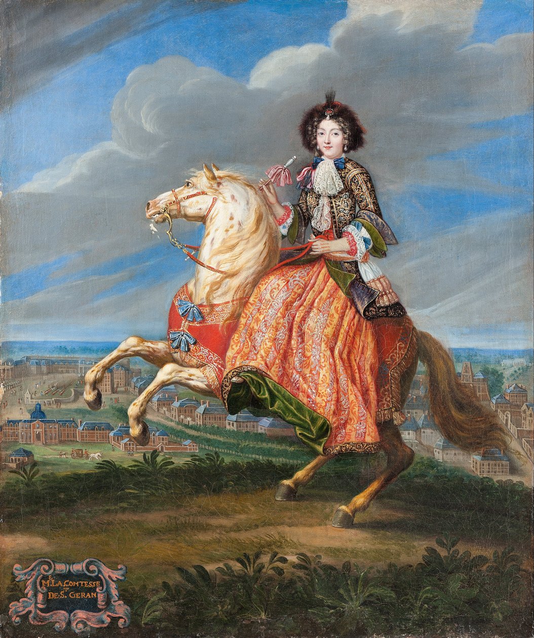 Madame La Comtesse de Saint Geran, ca. 1670 (olie på lærred) af Joseph Parrocel