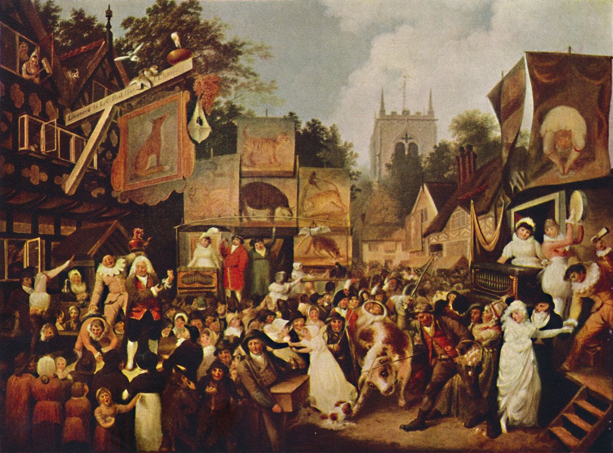 En landsbymesse, 1942 af Joseph Parry