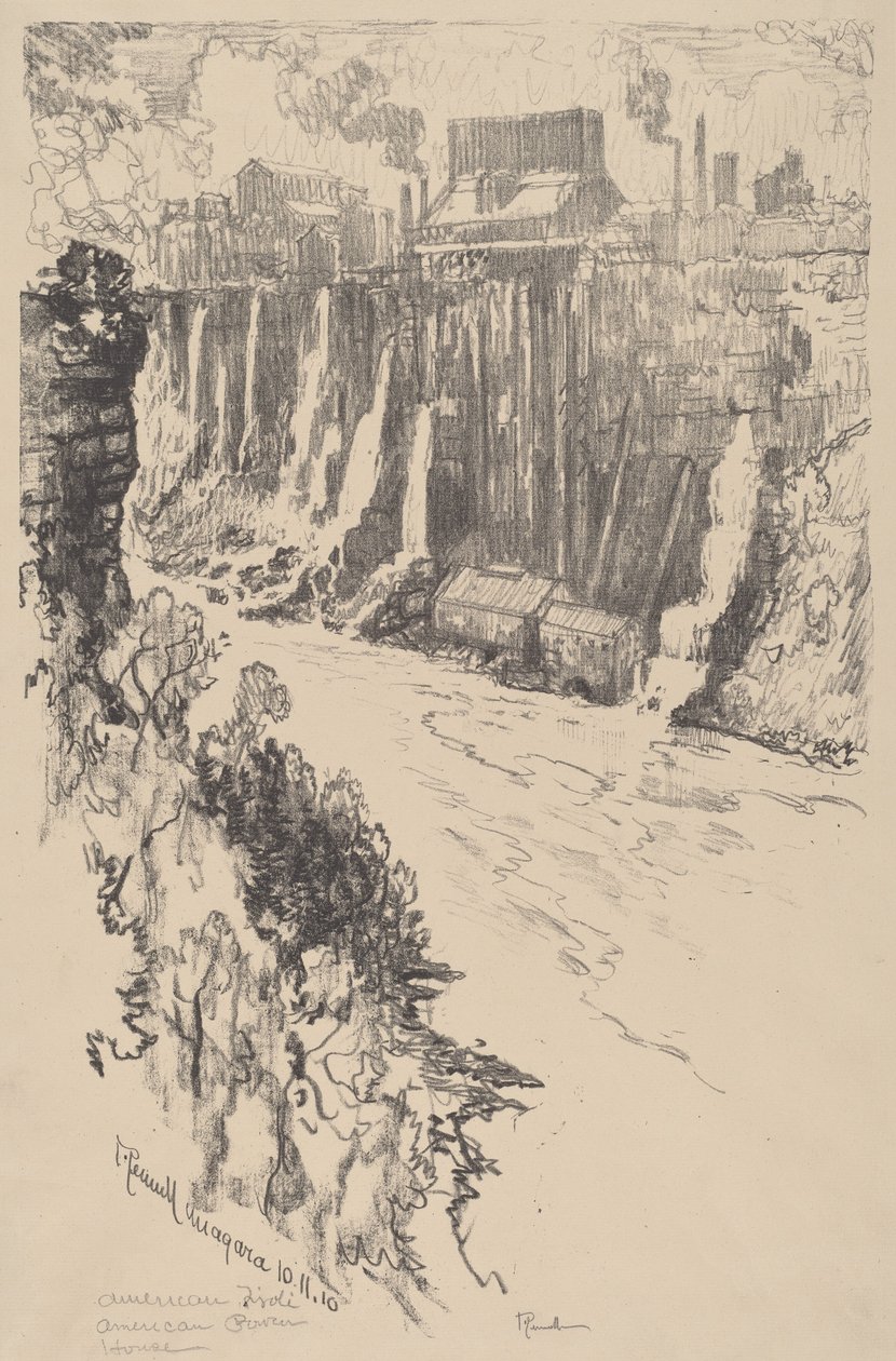 Amerikansk Tivoli af Joseph Pennell