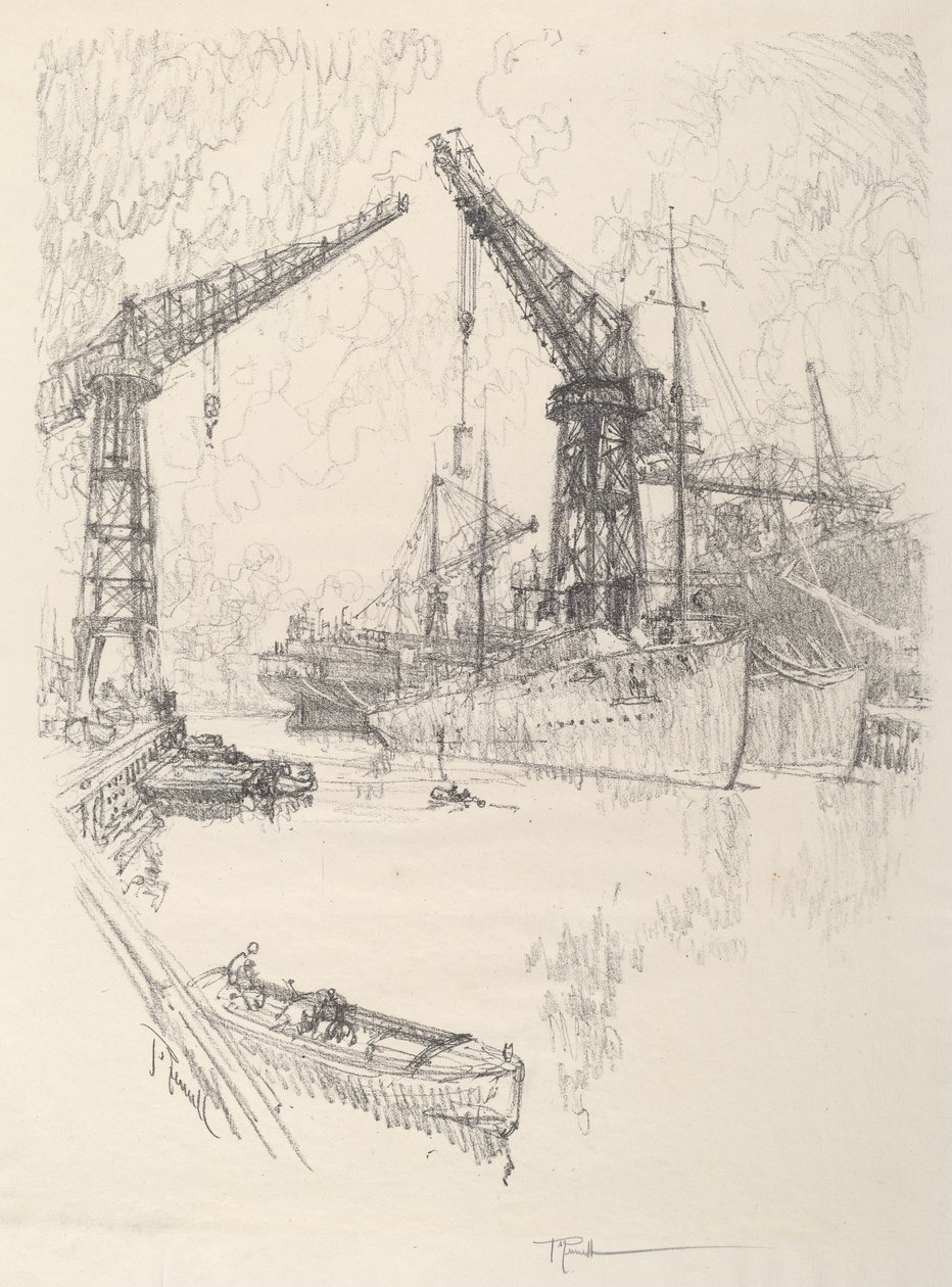 Bygningsdestroyere af Joseph Pennell