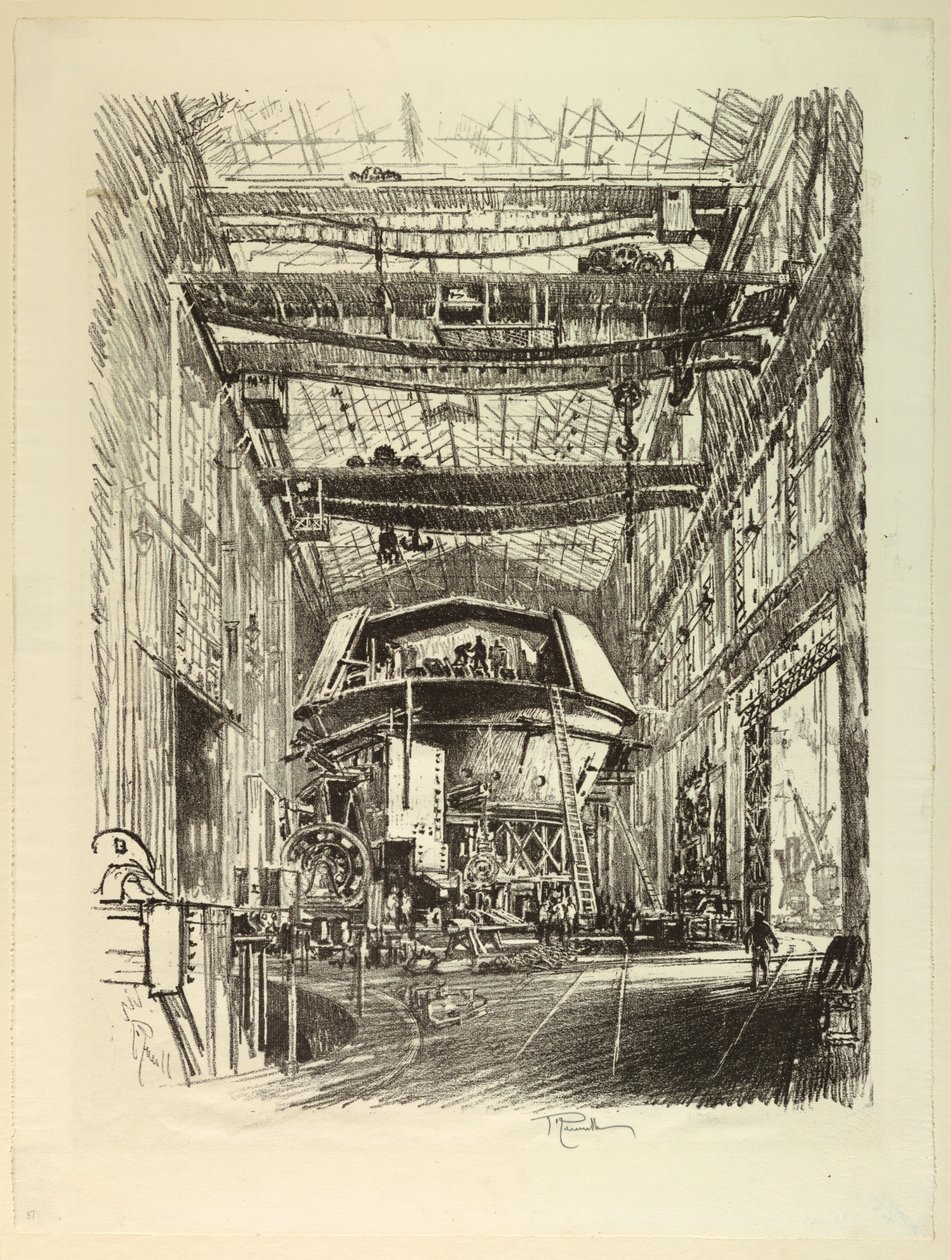 At bygge det store tårn af Joseph Pennell
