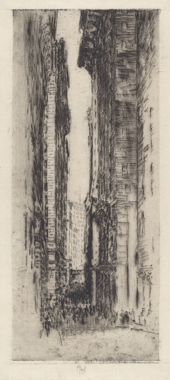 Canyon, nr. III af Joseph Pennell