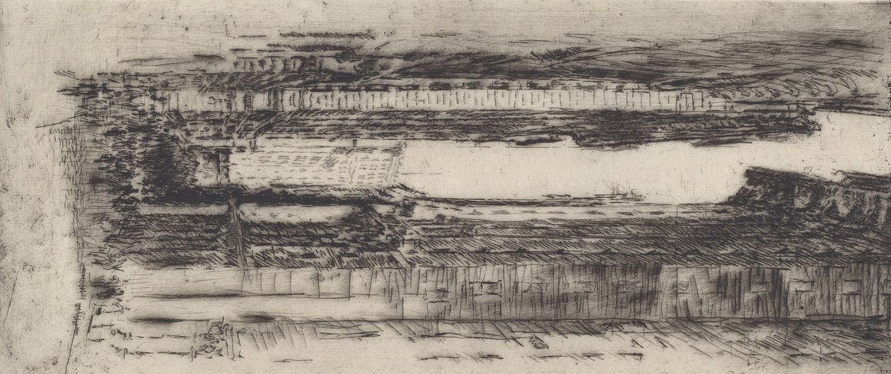Canyon, nr. III, 1904. af Joseph Pennell