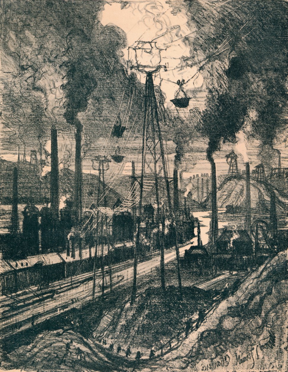 Charleroi, 1911, 1914 af Joseph Pennell