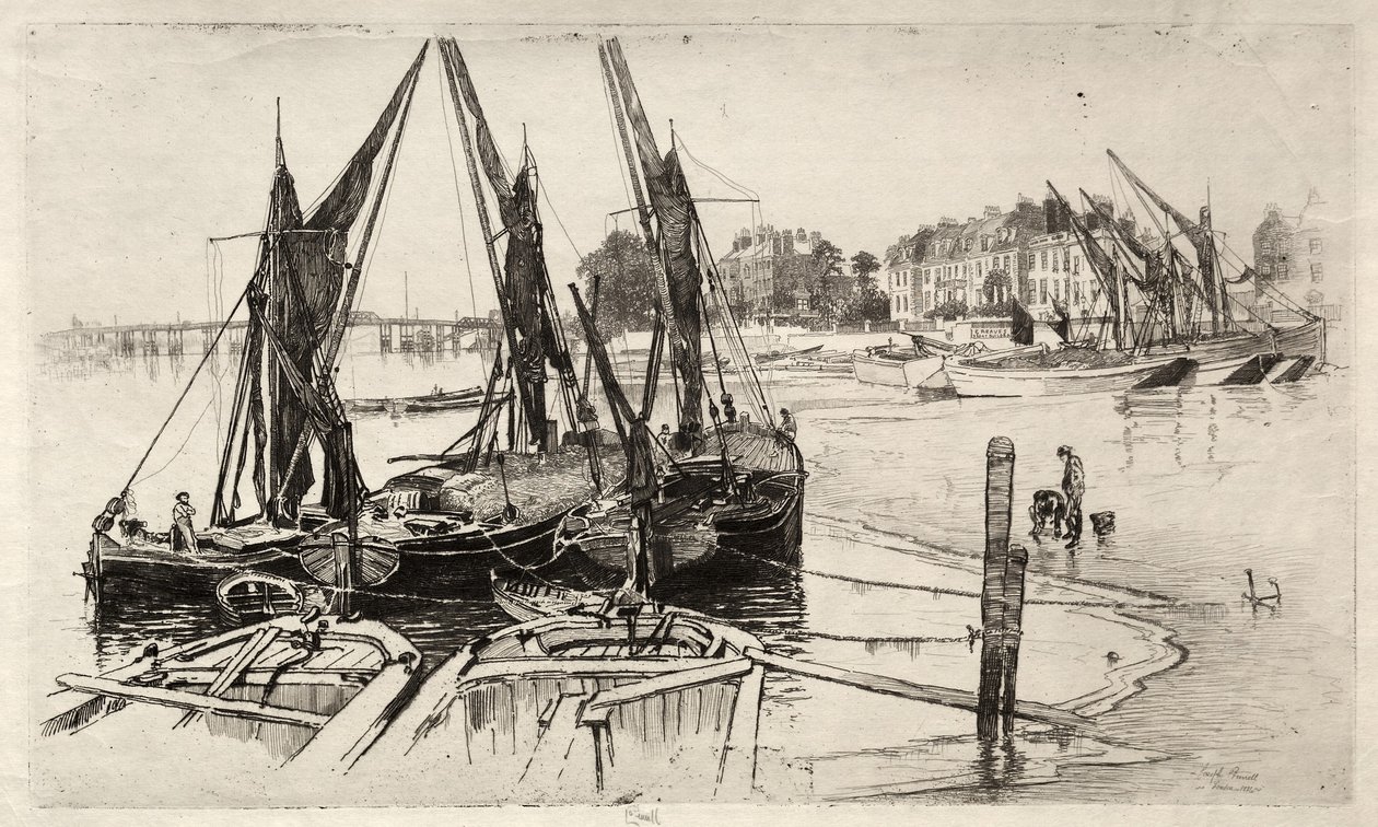 Chelsea, nr. 1, 1886. af Joseph Pennell