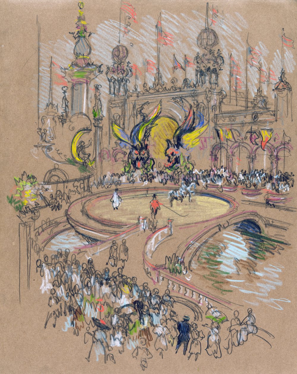 Coney Island af Joseph Pennell