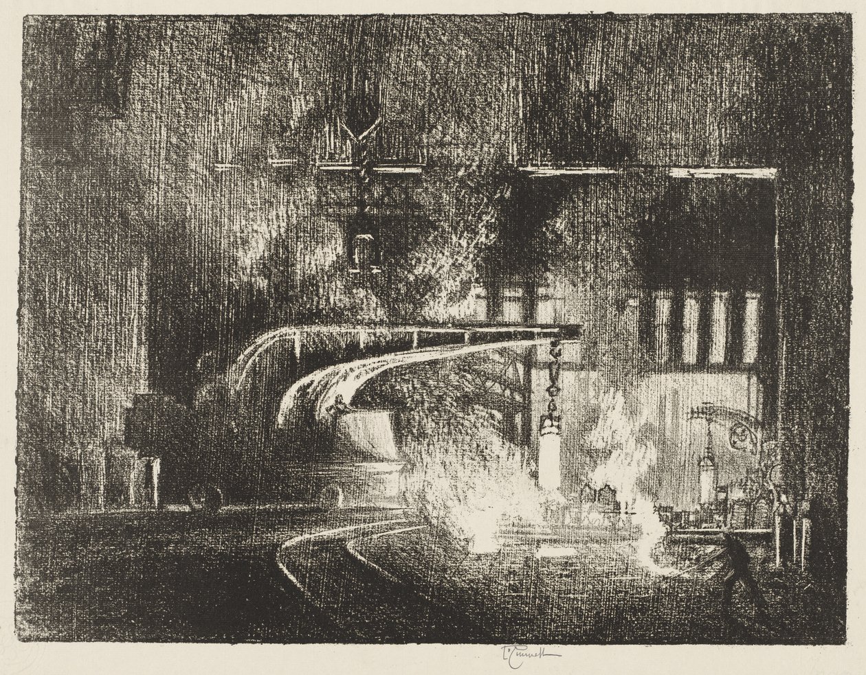 Engelsk War Work: The Perambulator af Joseph Pennell