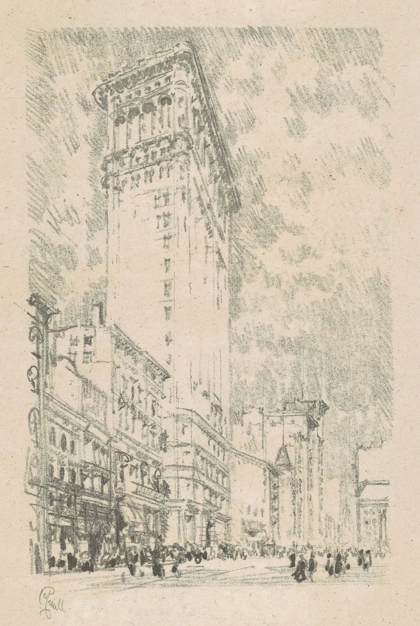 Flatiron bygning af Joseph Pennell