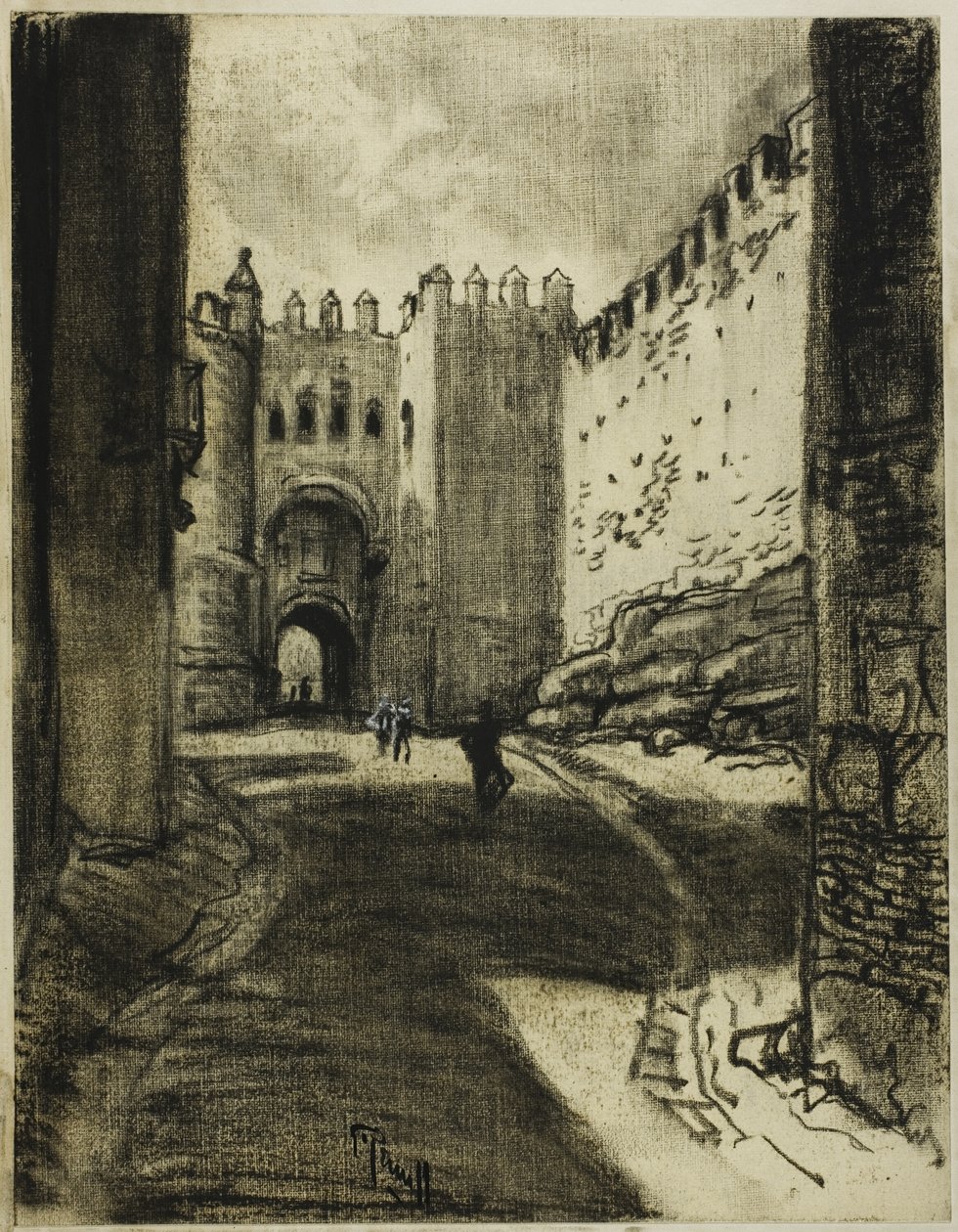 Gateway, Segovia af Joseph Pennell