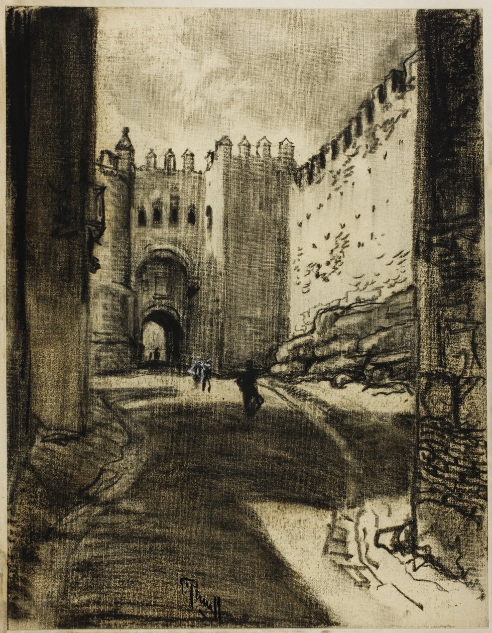 Gateway, Segovia af Joseph Pennell