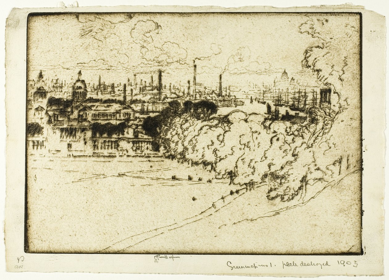 Greenwich Park, nr. 1 af Joseph Pennell