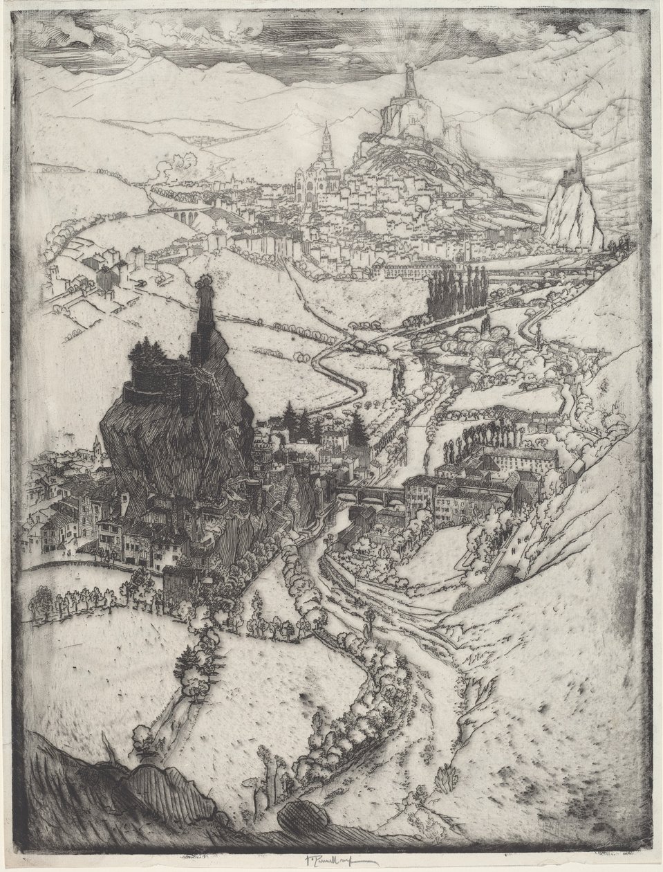 Le Puy af Joseph Pennell