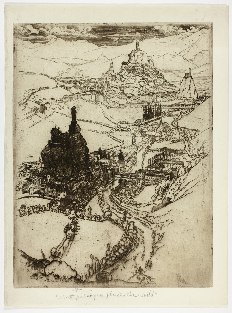 Le Puy, tredje plade af Joseph Pennell