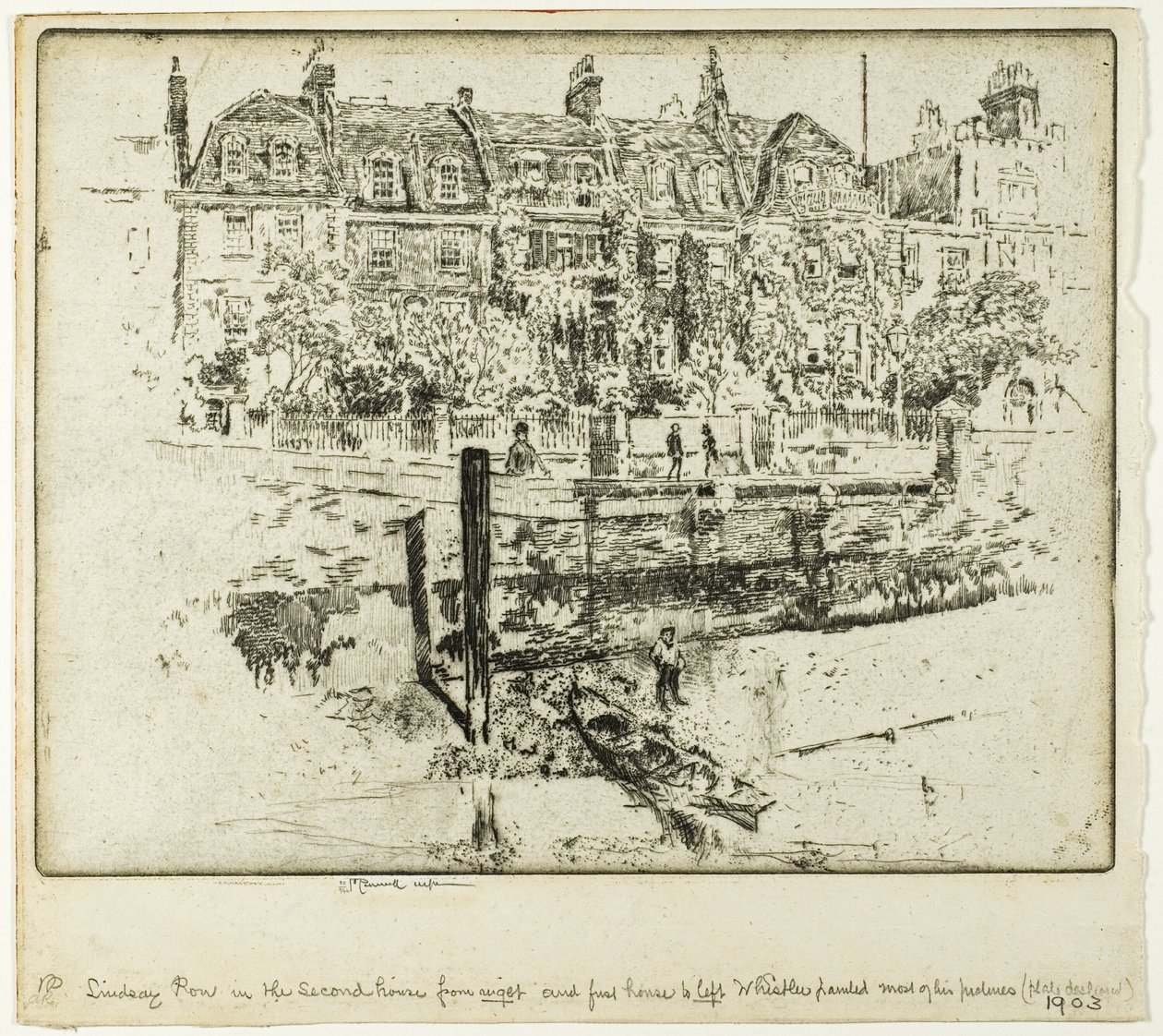 Lindsay Row, Chelsea af Joseph Pennell