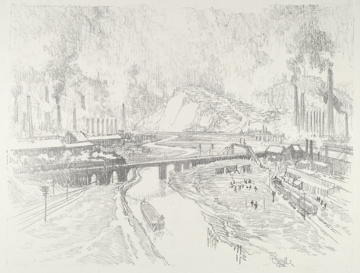 Munition Town af Joseph Pennell