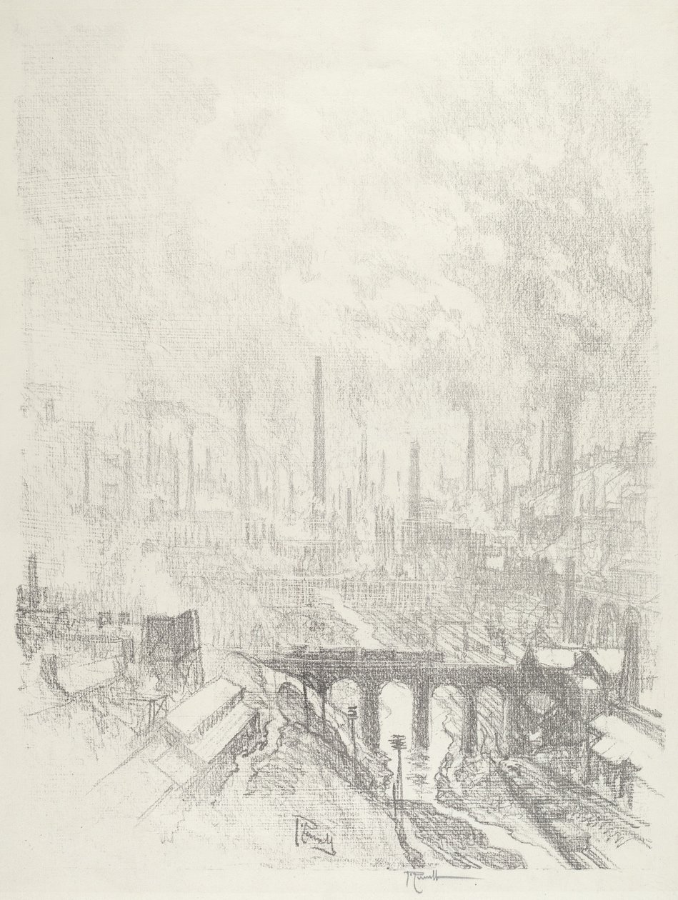 Munitions City, No.I af Joseph Pennell