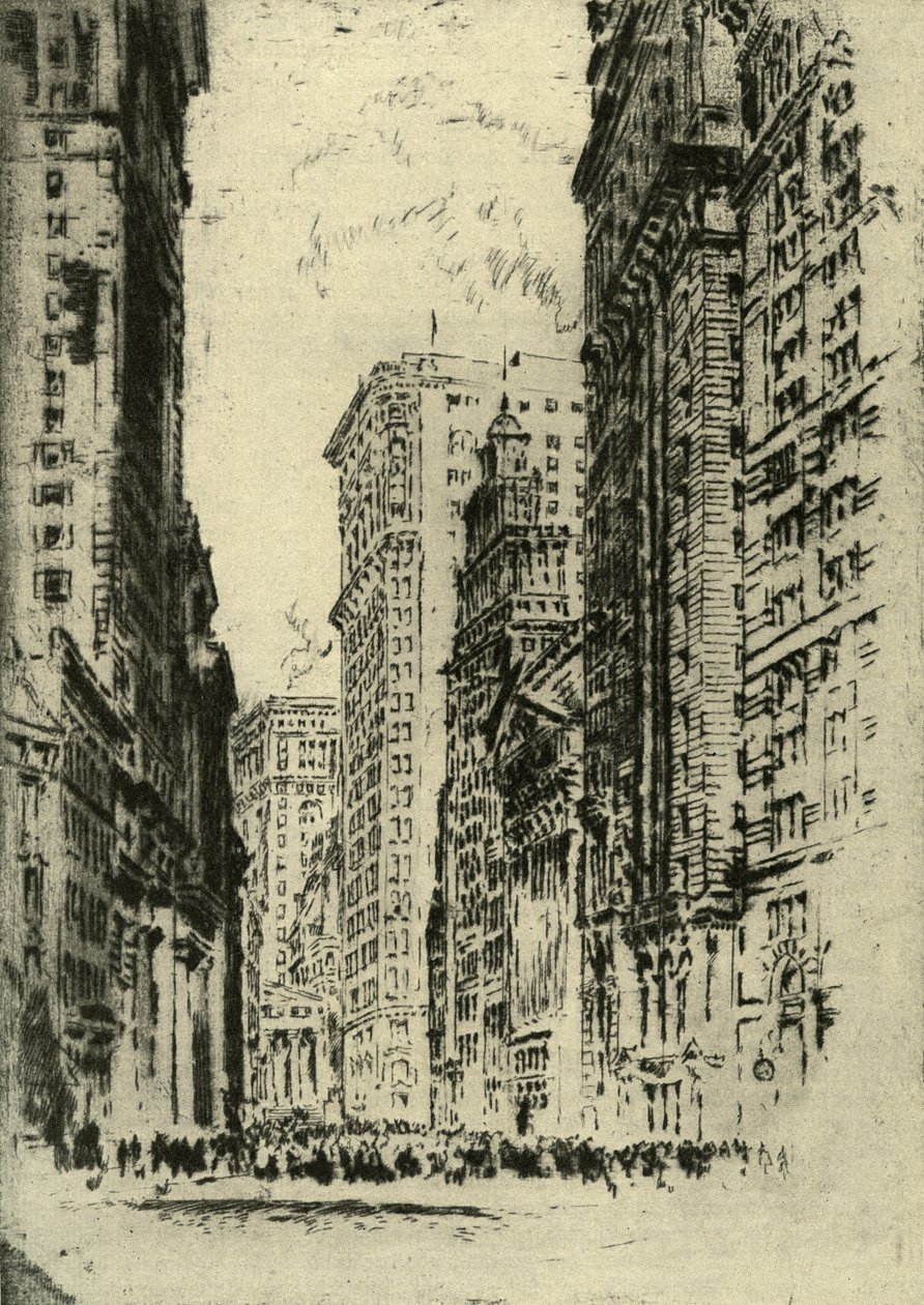 New York City - af Joseph Pennell