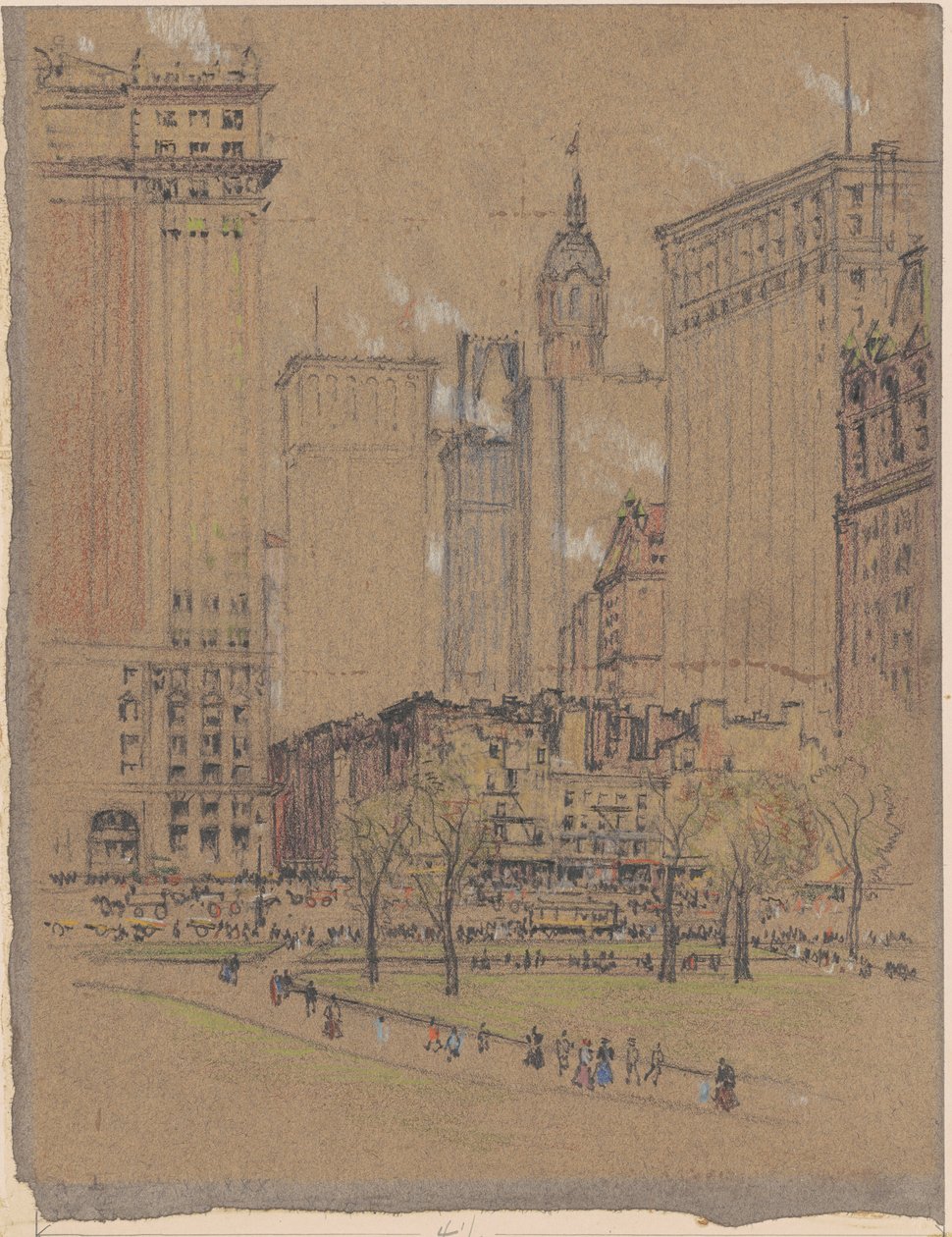 New York, det gamle og det nye af Joseph Pennell
