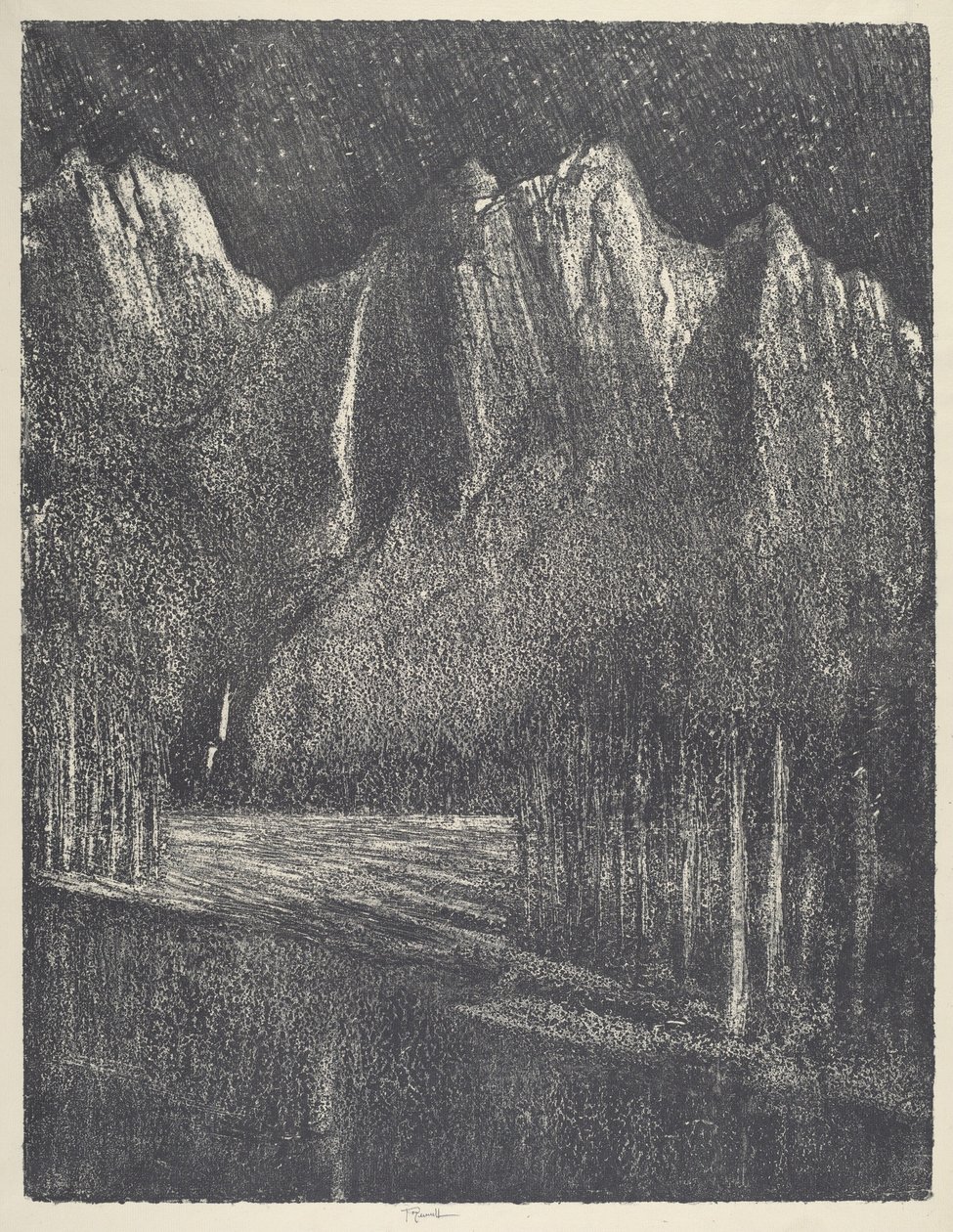 Nat i Yosemite af Joseph Pennell